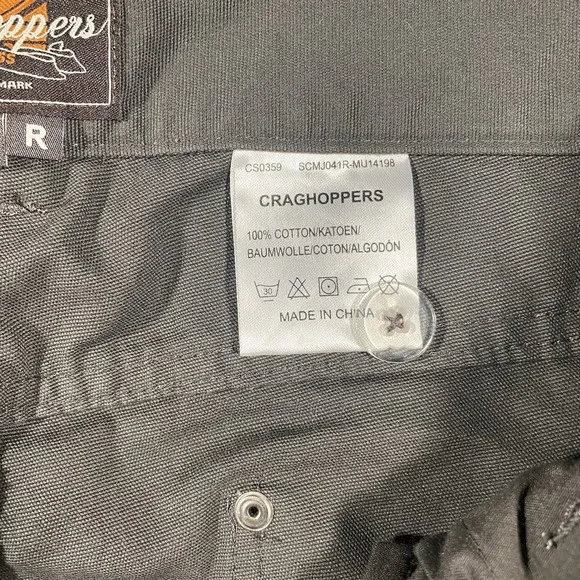 Craghoppers Brodie Trouser Pants Mens 38x31 Bark Canvas Outdoors Hiking Cotton - Picture 6 of 12